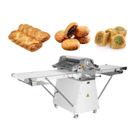 Automatic Dough Pastry Sheeter Roller Reversible Cheap Price Bread Dough Roller Rolling Machine Croissant Dough Sheeter Machine