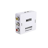 CONVERTER VIDEO AV RCA PORT to HDMI TV FULL HD KE KONVERTER DVD KABEL