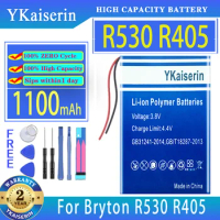 YKaiserin 1100mAh Replacement Battery For Bryton R530 R405 530 GPS
