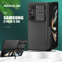 for Samsung Galaxy Z Fold 5 5G Case Nillkin Camshield Fold Slide Camera Case with Stand Cover for Samsung Galaxy Z Fold 5 Case