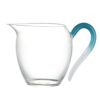 昱器 禾器耐熱玻璃公道杯琉璃把大號茶海加厚公杯分茶器茶具配件