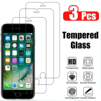 3Pcs Tempered Glass For Apple iPhone 6 6S 7 8 Plus SE 2022 Protective Glass Screen Protector For iPhone SE 2020