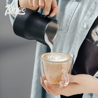 Bincoo304不銹鋼尖嘴拉花杯 咖啡拉花缸 打奶泡杯咖啡壺咖啡器具