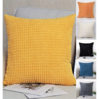 Ready Stock 40x40 45x45 50x50 55x55 60x60 65x65 70x70 cm Soft Jumbo Cord Corduroy Cushion Cover Larg