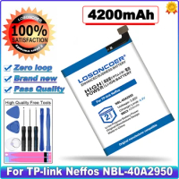 LOSONCOER 4200mAh NBL-40A2950 Battery for TP-link Neffos High Capacity Batteries + free tools