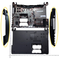 GZEELE NEW laptop Bottom case Base Cover for Acer Aspire V5-431 V5-431P V5-471 V5-471P With/Without touch black D case
