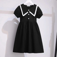 Girls' student summer dress for 12-year-old, 13-year-old, 16-year-old girls, junior high school birt