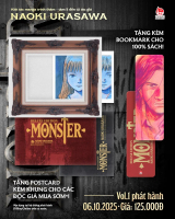Truyện tranh - MONSTER tập 1 bản Deluxe (unseal) - in nối kèm Bookmark+ Postcard