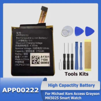 XDOU APP00222 Battery For Michael Kors Access Grayson MK5025 Smart Watch + Kit Tool