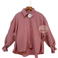 mauren shirt kemeja wanita casual atasan wanita   Baju Katun Shakila Oversize/ kemeja remaja kekinia