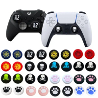 Soft Silicone ThumbStick Grip Cap Cover For Playstation 5 PS5 Slim PS4 Xbox Series X/S ONE 360 E Game Controller thumb grip caps