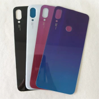 For Xiaomi Redmi Note 7 Battery Cover Back Glass Panel Rear Door Housing Case Repair parts For Redmi Note 7 Pro Battery cover