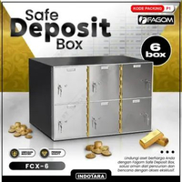 Kotak Penyimpanan / Safety Deposit Box / Safety Box / Modular Safe Deposit Box - FAGOM FCX-6