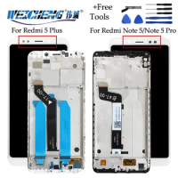 For Xiaomi Redmi 5 Plus LCD Display +Touch Screen Assembly With Frame For Redmi Note 5 Pro Redmi Note 5