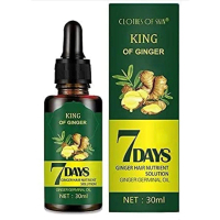 Jaysuing King of Ginger Hair Care Essential Oil 7 Day Improves Scalp Environment Hair Loss Treatment