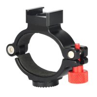 For DJI OSMO Mobile 2 Gimbal For OSMO Extension Ring Adapter Clip with Hot Cold Shoe Rosette Gear Phone LED Video Light Mount