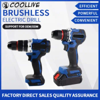 120N.m Brushless Impact Driver Electric Screwdriver 23 Torque 2 Speed Cordless Drill Power Tools For Makita 18V Battery