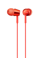 【SONY】入耳式立體聲耳機 MDR-EX155AP#紅色-紅色