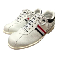 【DJ80嚴選】Ackino 皎白版-男女通用高級保齡球鞋-右手鞋(A168-台灣手工製造)