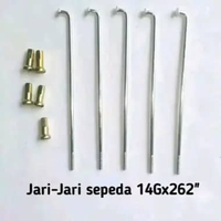 Jari Jari Sepeda 14GX262" - Ruji sepeda 14GX262" - Spoke Jari Jari Sepeda - Jari Jari Sepeda 26- Ruj