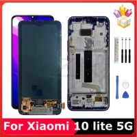 6.57"For Xiaomi 10 Lite LCD Display Mi 10 Lite 5g Full Touch Screen For Mi10 Youth M2002J9G Digitizer Assembly Replacement Parts