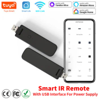 Tuya WiFi IR Remote Control For Smart Home USB Power Supply for TV AC Air Conditioner Work with Alexa Google Home Yandex Alice