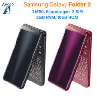 Samsung Galaxy Folder 2 G1650 16GB ROM Original Unlocked Snapdragon Quad Core 3.8" 8MP&5MP 2GB RAM F