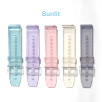 For SUUNTO 9 PEAK Band Easyfit Strap For SUUNTO 3 Transparent TPU Silicone Wristband Replace Watchband Changeable color Bracelet