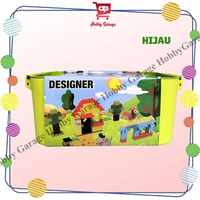 Building Block Designer Kit Panlos Mainan Brick Creator Box Toy 635pcs Hijau