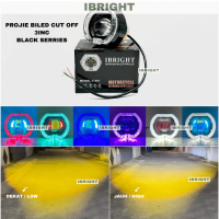 IBRIGHT - Projie Biled Cut off 3inc Black serries - PBCO-C991