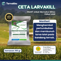 Ceta Larvakill 100 gr - Pembasmi Lalat dan Larva pada Kandang