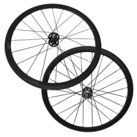 700C 38mm 25mm U shape Clincher Tubular Carbon Bike Track Wheels Fixed Gear Bicycle Wheelset with Novatec A165SB A166SB hub