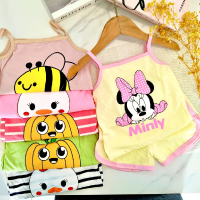 DC7  *SIZE 7-18KG BABY GIRL SINGLET SUIT BABY GIRLS CLOTHING SET BAJU KANAK KANAK
