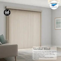 Vertikal Blind Sharp Point Bahan Dimout Tirai Jendela kantor Rumah Minimalis Modern Bisa Costum Ukur