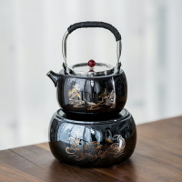 品陶堂不銹鋼燒水壺電陶爐專用煮茶器家用茶水壺泡茶壺溫茶爐套裝