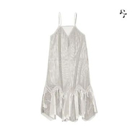 Filoposy Zahira Mesh Dress L Ivory