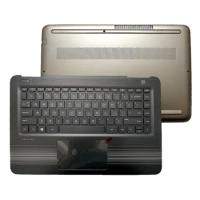 For The New HP Pavilion 14-AL Palm Rest Keyboard US Without backlight/ Bottom Cover Shell