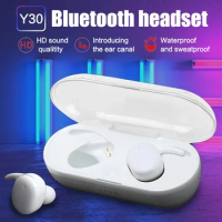 Y30 TWS Bluetooth Earphones 5.0 Wireless Stereo Earbuds In-ear Noise Reduction Waterproof Headphones With Charging Case PK y50