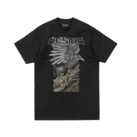 KAOS T-Shirt BAND BESIDE-SPIRIT IN BLACK Bahan Tebal Cotton Combed 24s bahan lembut nyamn pria/wanit