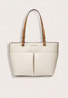 Michael Kors Michael Kors Bedford Medium Logo Tote Bag Vanilla