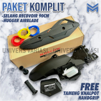 HUGGER AIRBLADE HUGER HAGGER SPAKBOR KOLONG AIRBLADE + SELANG RECERVOIR 90 CM ( 3 WARNA SELANG ) ORI
