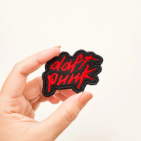 Music Patch Bordir Aksesoris Emblem Iron On Daft Punk