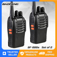 Supermax Baofeng BF 888S set 2 unit Walkie Talkie Radio Dua Hala Mudah Alih UHF Transceiver