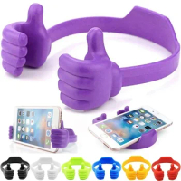 Thumbs-up Cell Phone Holder Bracket Multi Colors Desktop Stand For iPhone Xiaomi Samsung LG Table Universal Mobile Phone Stand