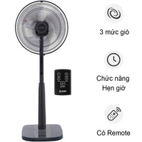 Mitsubishi Quạt đứng LV16S-RA CY-GY-Xám Đậm