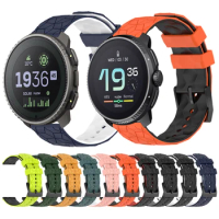 For SUUNTO RACE VERTICAL New SmartWatch Band Strap For SUUNTO 9 PEAK PRO/DLC/5 PEAK/SUUNTO3 Strap Soft Silicone Bracelet 20 22mm