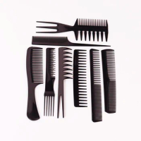 8 piece styling hair comb hair styling anti static ponytail comb makeup comb hair clipper accessories household hair comb