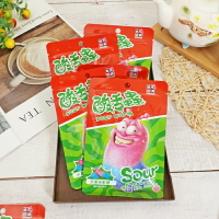 【味覺百撰】酸舌蟲水果軟糖(藍莓水蜜桃味) 400g(20包) 水果風味軟糖 酸酸糖 整人糖 (馬來西亞糖果)