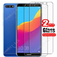 2PCS FOR Honor 7A Pro AUM-AL29 5.7" Tempered Glass Protective On Honor7APro Honor7C 7C AUM-L41S Screen Protector Film Cover