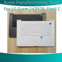 New Original Laptop Keyboard For LG Gram 14Z970 Fit LG Gram15Z970 Shell C Palmrest TopCase Trackpad With Korean Keyboard